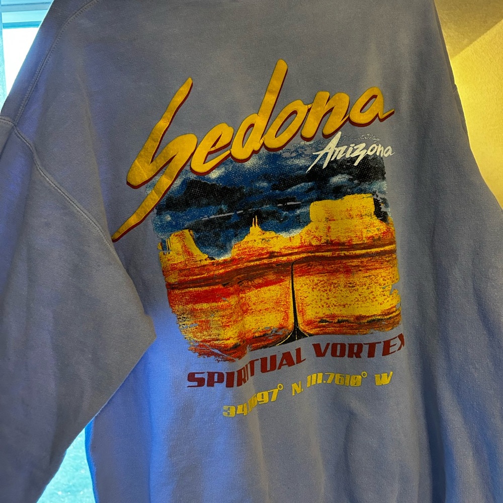 worn sedona crewneck, pacsun